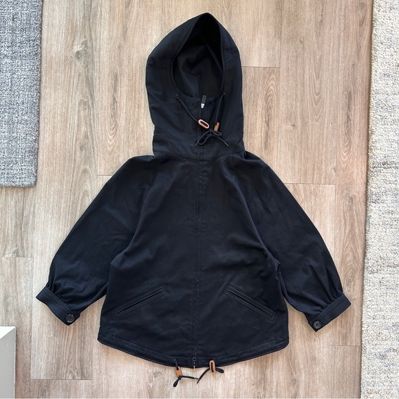 Vintage FW09 Adidas Y-3 Yohji Yamamoto Womens Hooded Twill Anorak Jacket - Sz M - Picture 1 of 7